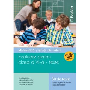 gm127 Matematică și științe ale naturii - evaluare pentru clasa a VI-a - Ed. 2018