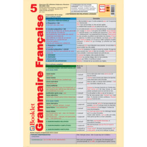 frp20 Pliant Grammaire Française 5